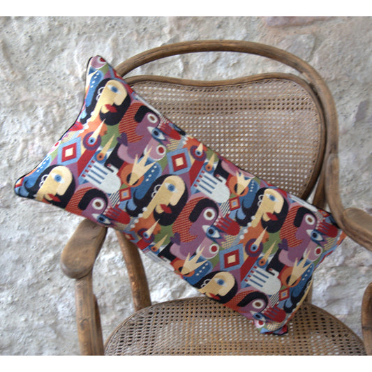 Coussin décoratif jacquard français Picaro.
