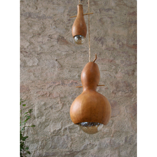 Suspension lumineuse coloquintes .