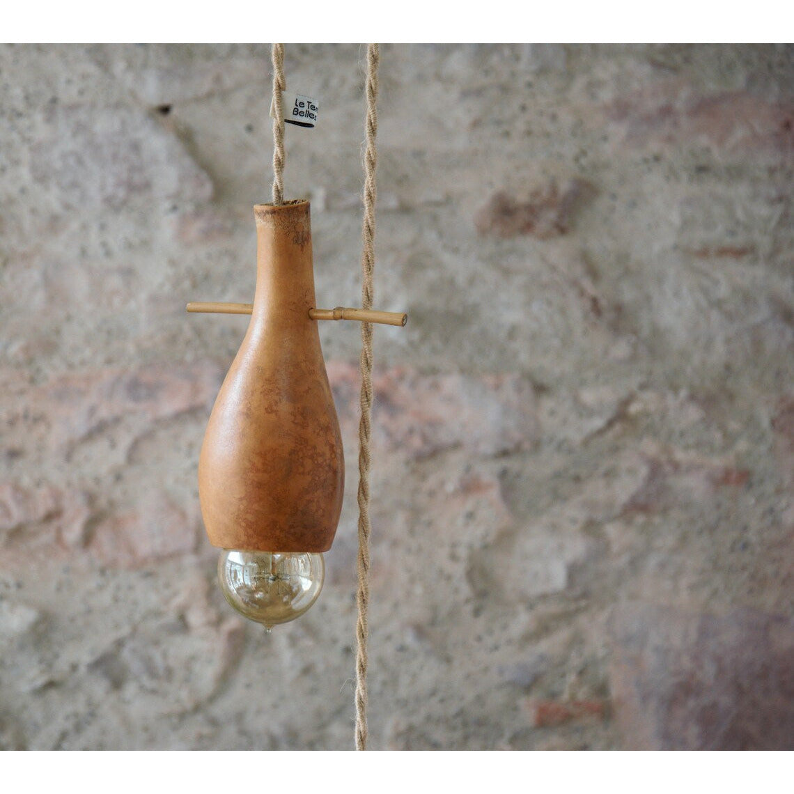 Suspension lumineuse coloquintes .