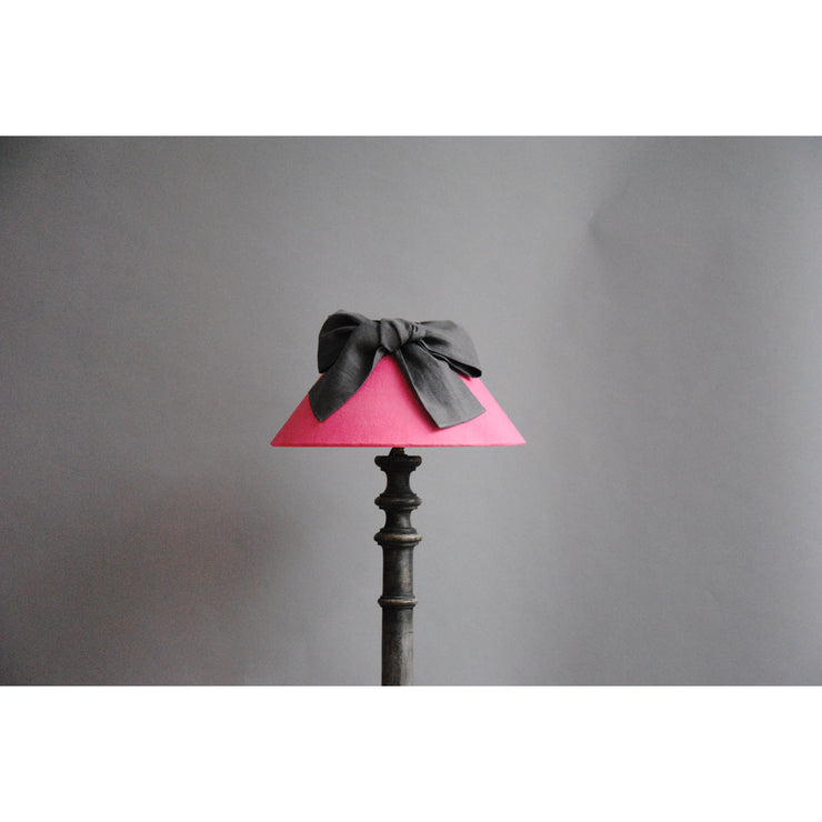 Vintage Floor Lamp, Vertical Floor Lamp Romantic Raspberry Pink Shade, Wooden Floor Lamp, Floor Lamp Living Room Reading Lamp