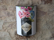 Applique murale demi cylindrique "Hendricks Flowers", affiche originale Mercedes Charro.