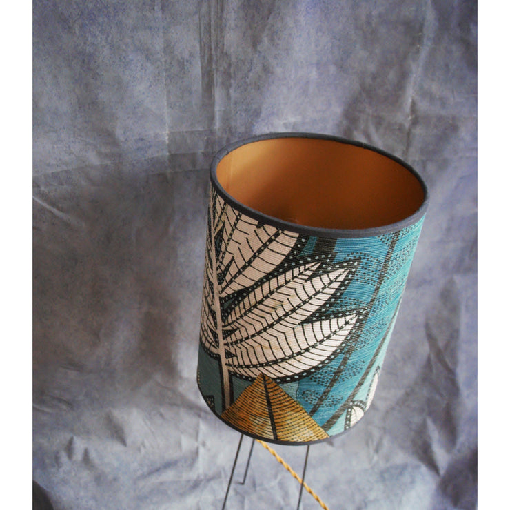 Table lamp with "sabal" lampshade in Casamance paper.