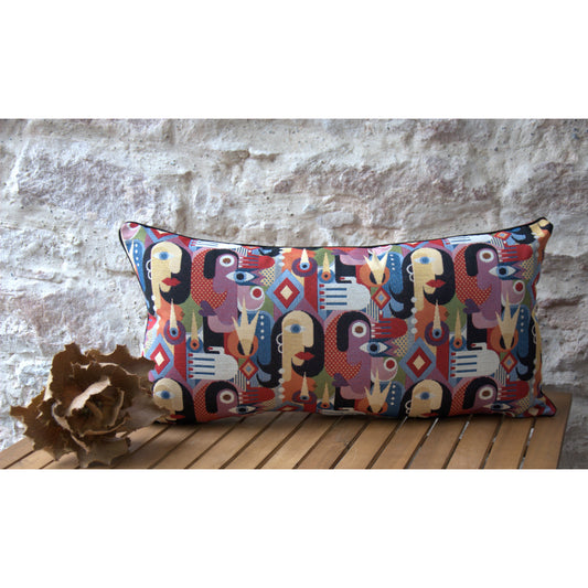 Coussin décoratif jacquard français Picaro.
