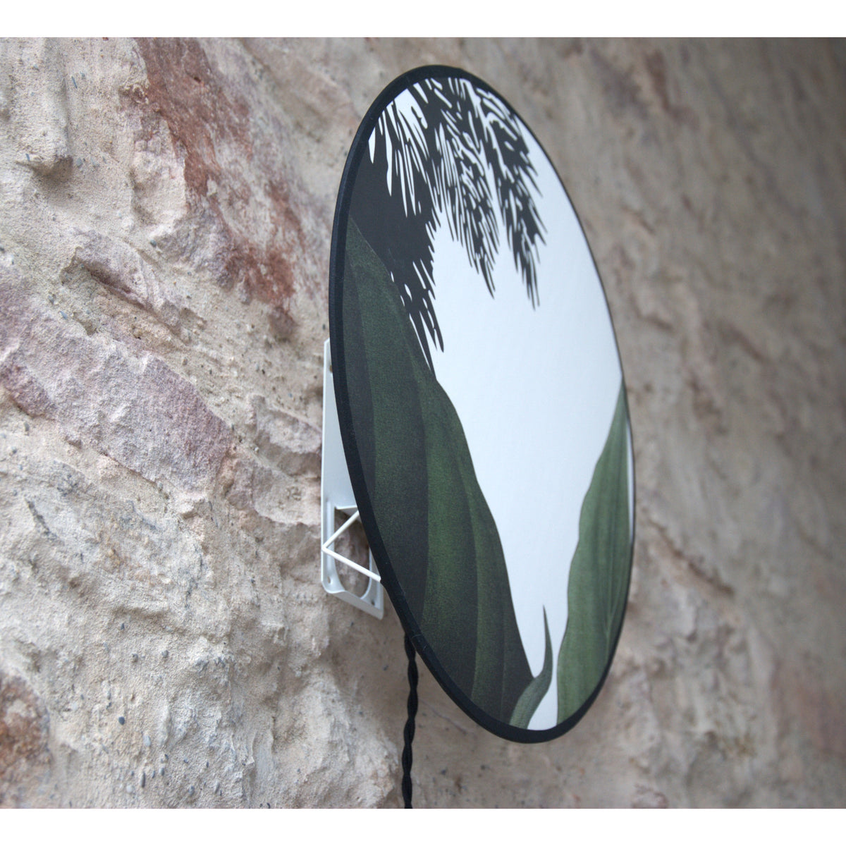 Applique murale ronde papier peint Jungle savane de chez Livettes Wallpapers