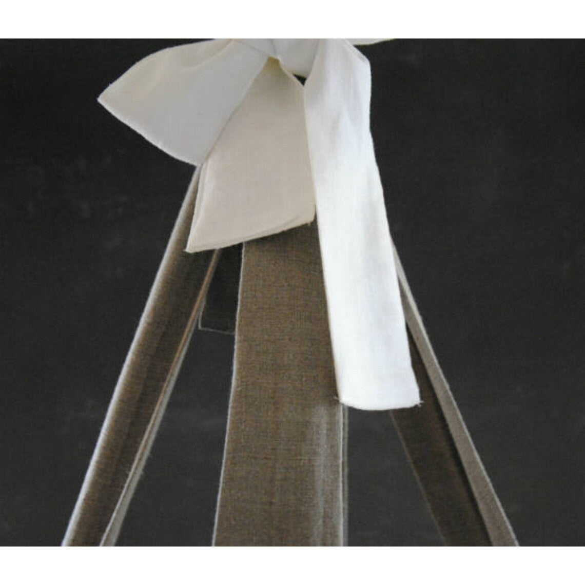 Suspension Luminaire Rustique pour Salon, Chandelier Romantique lin et métal Farmhouse Design, Lustre Suspension Chambre