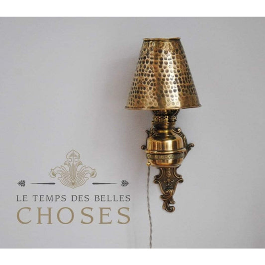 Applique en laiton "Le génie de la lampe"