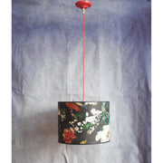 Suspension lampshade Birds in Spingtime by Eijffinger on golden polyphane. 