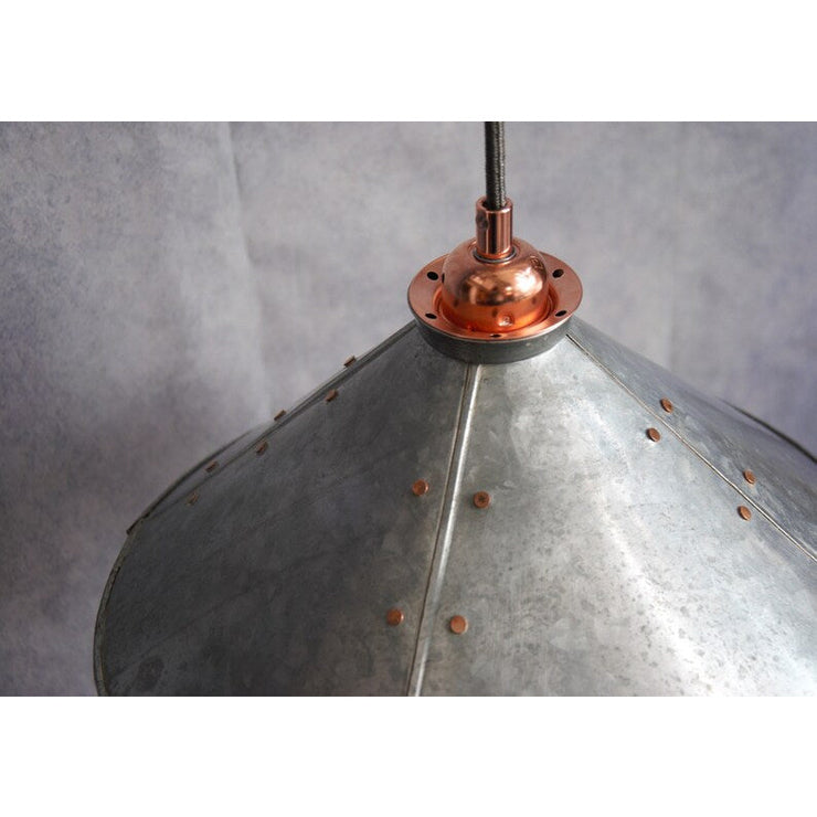Modern Industrial Lampshade Home Decor, Metal Unique Zinc and copper Lampshade, French Nightlight Lamp Shades, Luxury Table Lampshade
