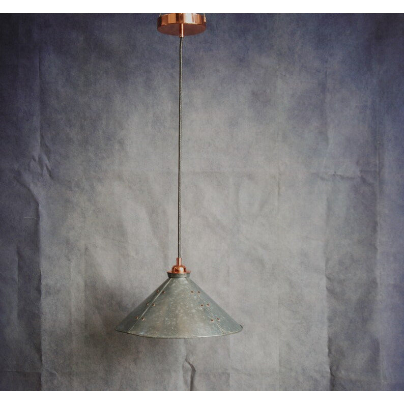 Modern Industrial Lampshade Home Decor, Metal Unique Zinc and copper Lampshade, French Nightlight Lamp Shades, Luxury Table Lampshade