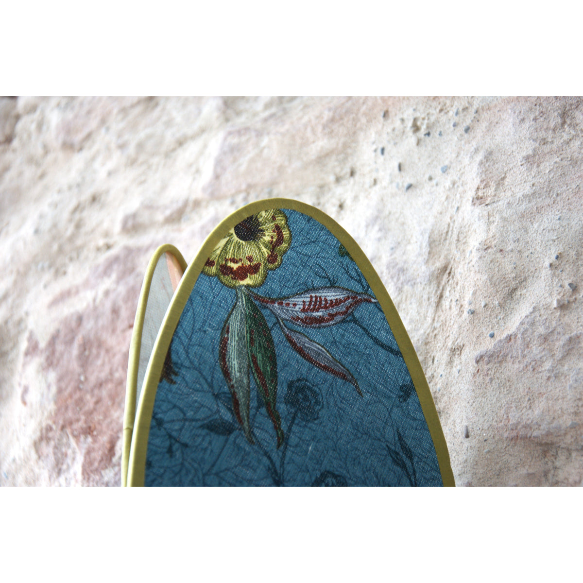 Applique papillon ovale abat jour lin bloomsbury garden